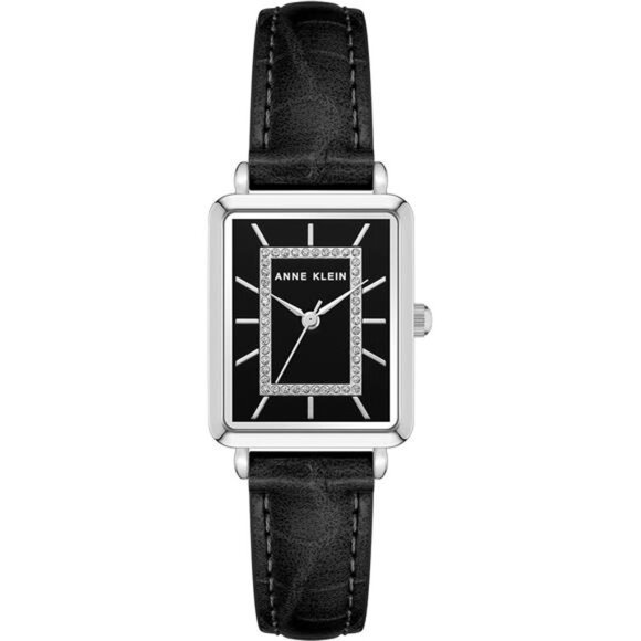 Anne Klein Women\'s Glitter Accented Croco-Grain Strap Watch main image 5